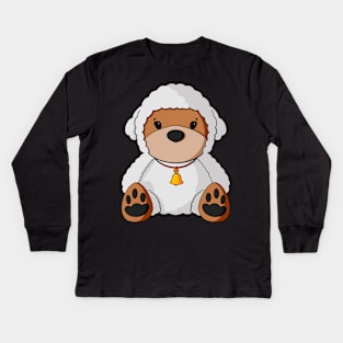 Sheep Costume Teddy Bear Kids Long Sleeve T-Shirt